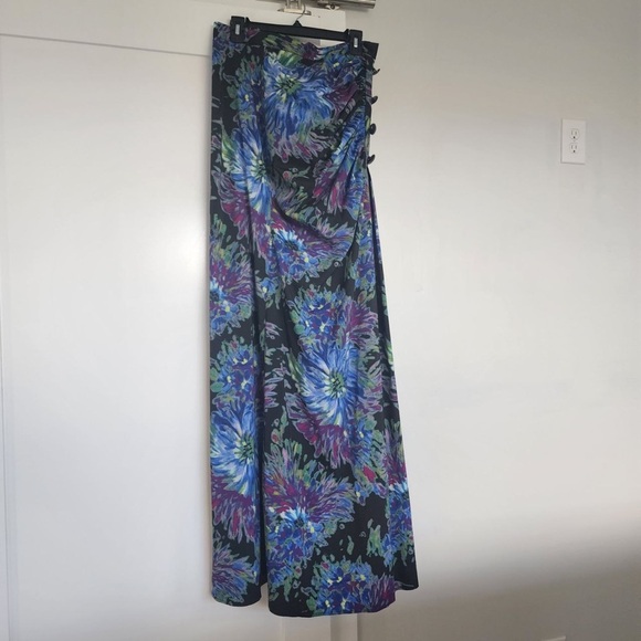 Kevan Hall maxi floral skirt size 10 - Picture 4 of 6